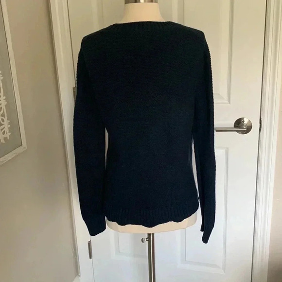 J Crew Mercantile Navy Sweater - Picture 3 of 9